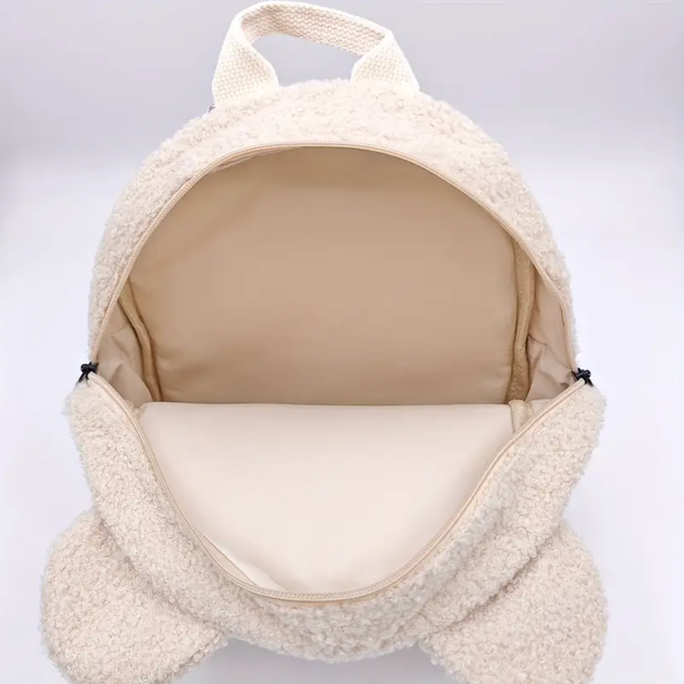  Brown inside of teddy bear backpack
