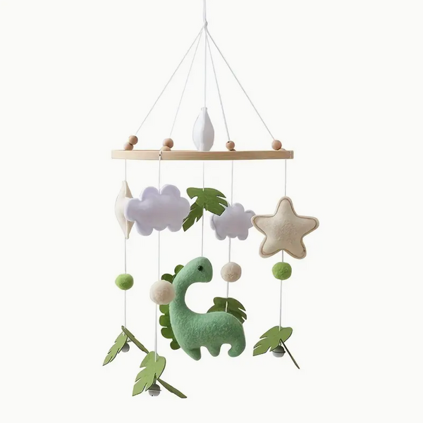 Wooden Dinosaur Baby Mobile